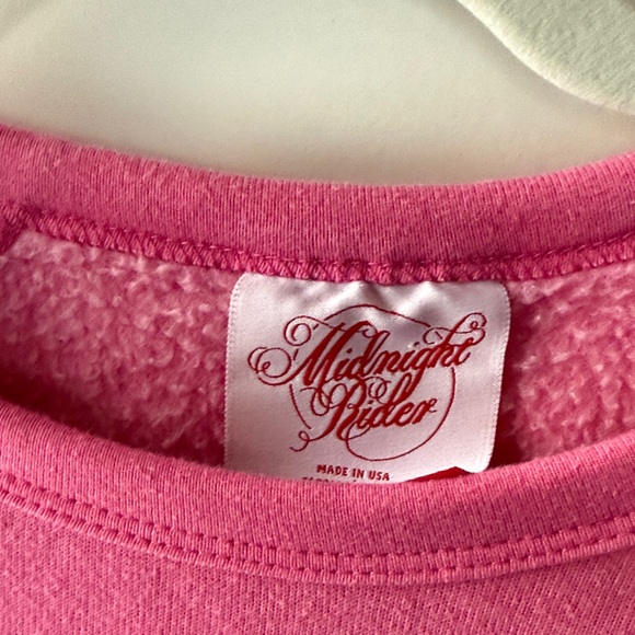 Midnight Rider Pink Sweatshirt - Picture 2 of 3